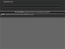 Tablet Screenshot of clipliebe.de